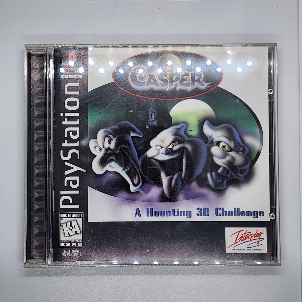Casper (Sony PlayStation 1, 1996) CIB Tested